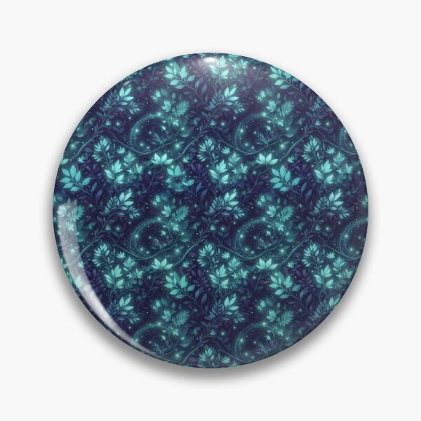 Item preview, Pattern of ethereal, luminous leaves: magical deep forest designed and sold by Azurart2.