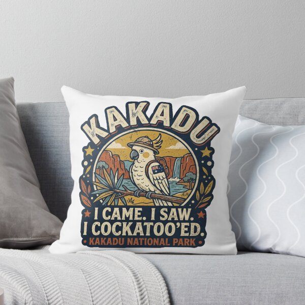 Item preview, Kakadu I Came I Saw I Cockatoo'ed National Park Aussie Australia Pun designed and sold by Yellowriversss.