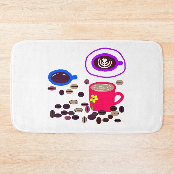 Item preview, Cute Coffee Cups and Coffee Beans Illustration designed and sold by neowana.