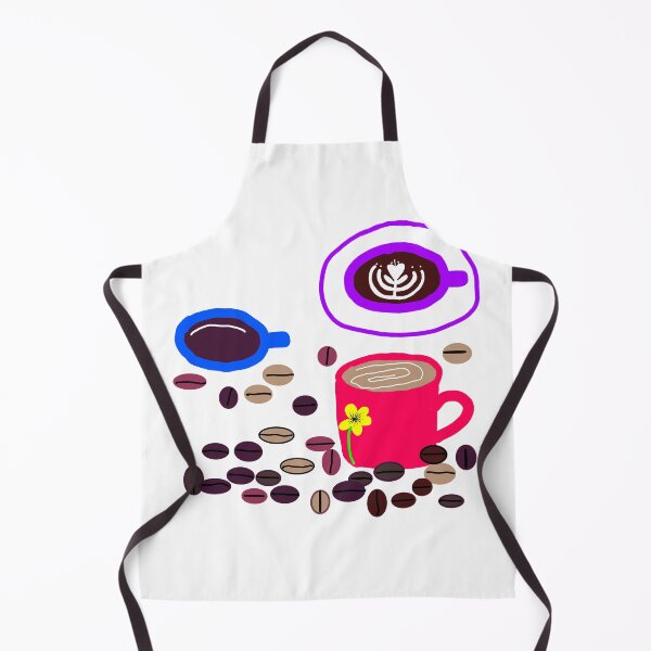 Item preview, Cute Coffee Cups and Coffee Beans Illustration designed and sold by neowana.