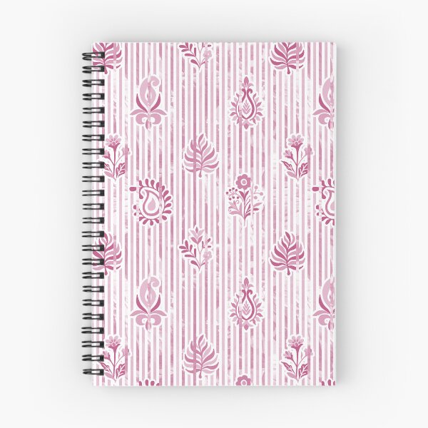 Item preview, Candy Stripe Garden - Dull Dusty Rose designed and sold by Fabricatemyart.