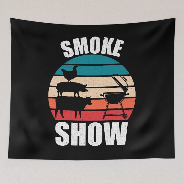 Item preview, Retro Sunset BBQ Pitmaster designed and sold by Jarya-Menari.