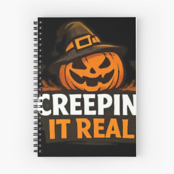 Item preview, Creepin It Real Funny Halloween Pumpkin Design designed and sold by ser-Ile.