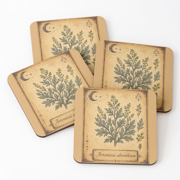 Item preview, Artemisia absinthium – Witchy Herbarium Collector’s Edition designed and sold by JOANNASKAH.