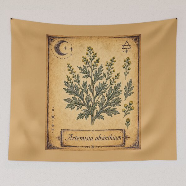 Item preview, Artemisia absinthium – Witchy Herbarium Collector’s Edition designed and sold by JOANNASKAH.