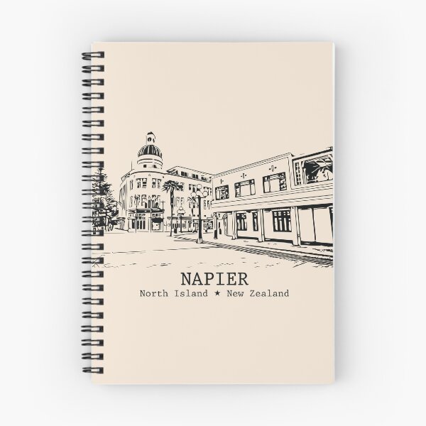 Item preview, Napier NZ - Vintage Ink Cityscape designed and sold by Lakeric.
