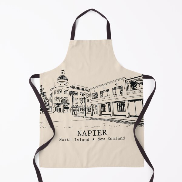 Item preview, Napier NZ - Vintage Ink Cityscape designed and sold by Lakeric.