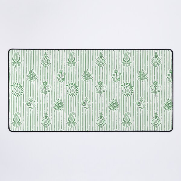 Item preview, Candy Stripe Garden - Dull Pastel Sage designed and sold by Fabricatemyart.