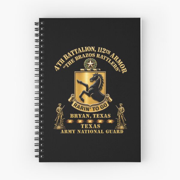 Item preview, Army - DUI - 4th Bn, 112th Armor Regiment - The Brazos Rattlers - Bryan, Texas - TXARNG w Minutemen - 3D X 300 designed and sold by Military Insignia Products.