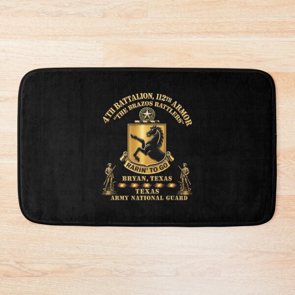Item preview, Army - DUI - 4th Bn, 112th Armor Regiment - The Brazos Rattlers - Bryan, Texas - TXARNG w Minutemen - 3D X 300 designed and sold by Military Insignia Products.
