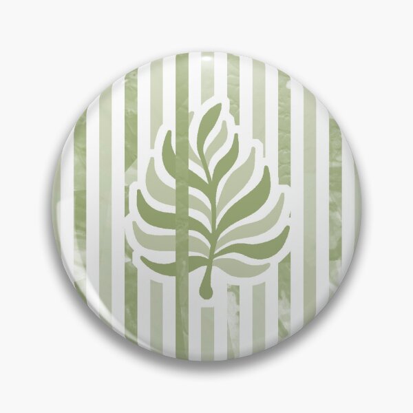 Item preview, Candy Stripe Garden - Dull Sage Gray Green designed and sold by Fabricatemyart.