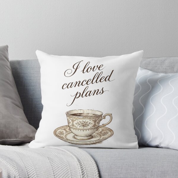 Item preview,  I Love Canceled Plans Vintage Tea Cup Aesthetic Introvert Humor designed and sold by WorldShop17.