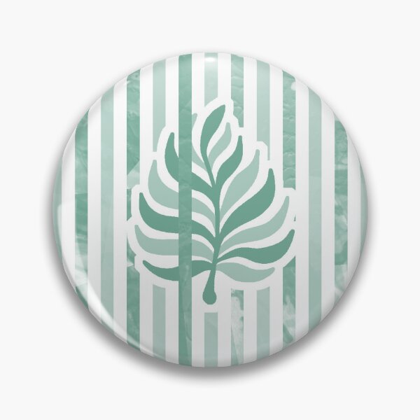 Item preview, Candy Stripe Garden - Dull Teal Mist  designed and sold by Fabricatemyart.