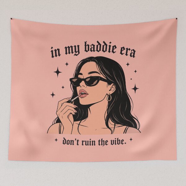 Item preview, In My Baddie Era Pink Y2K Aesthetic designed and sold by pick-o-print.