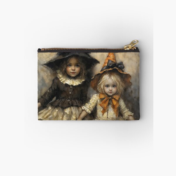 Item preview, Vintage Little Witches Halloween Pumpkin Kids Costume Art designed and sold by DarkHolyQueen.