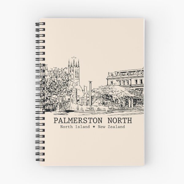 Item preview, Palmerston North NZ - Vintage Ink Cityscape designed and sold by Lakeric.