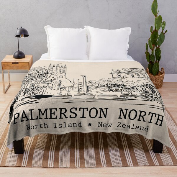 Item preview, Palmerston North NZ - Vintage Ink Cityscape designed and sold by Lakeric.