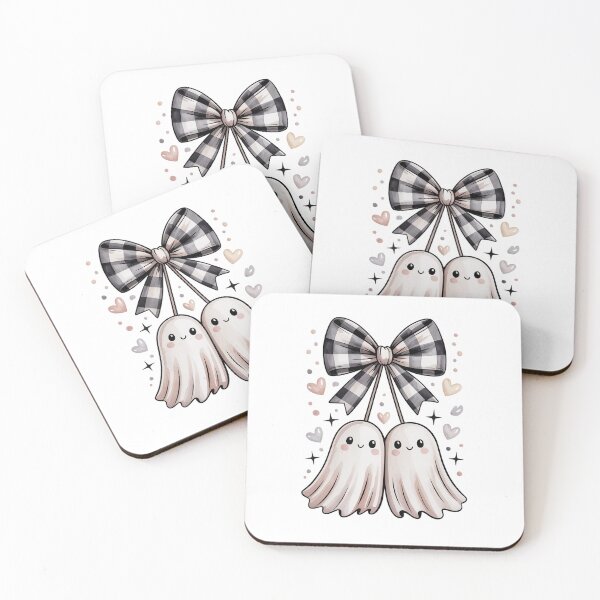 Item preview, Ghosts with Gingham Bow designed and sold by jkrphoto.