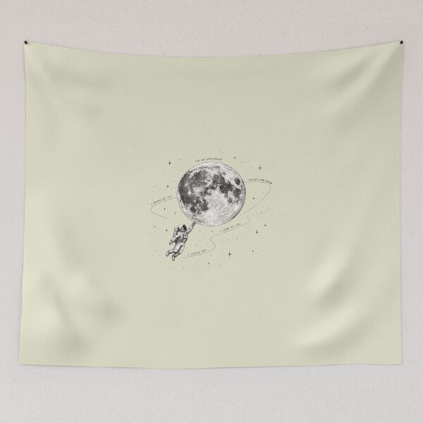 Item preview, Vintage Astronaut Moon designed and sold by zozozoshion.