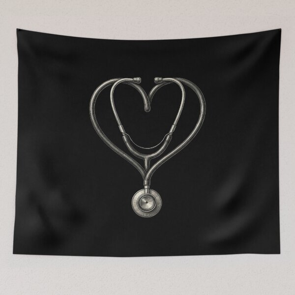 Item preview, Stethoscope Heart Nurse Love Healthcare Design T-Shirt | Medical Nurse Appreciation Graphic Gift designed and sold by Trendably.
