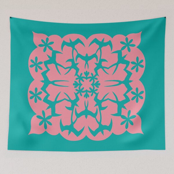 Item preview, Tifaifai Manu – Polynesian Birds Pattern designed and sold by Tahitifaifai.