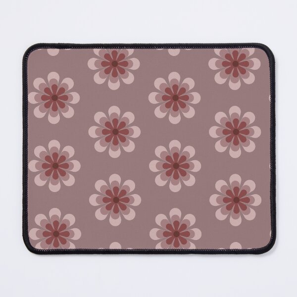 Item preview, Retro 70s Floral Bloom – Mid Century Modern Terracotta Flower designed and sold by Jyoti Digital Artist.