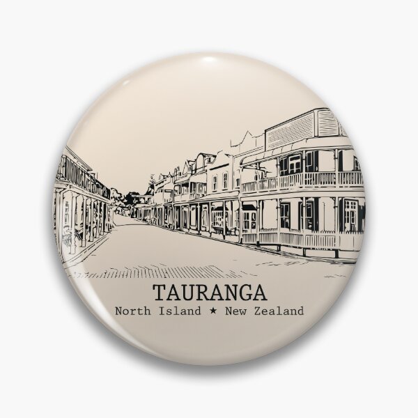 Item preview, Tauranga NZ - Vintage Ink Cityscape designed and sold by Lakeric.