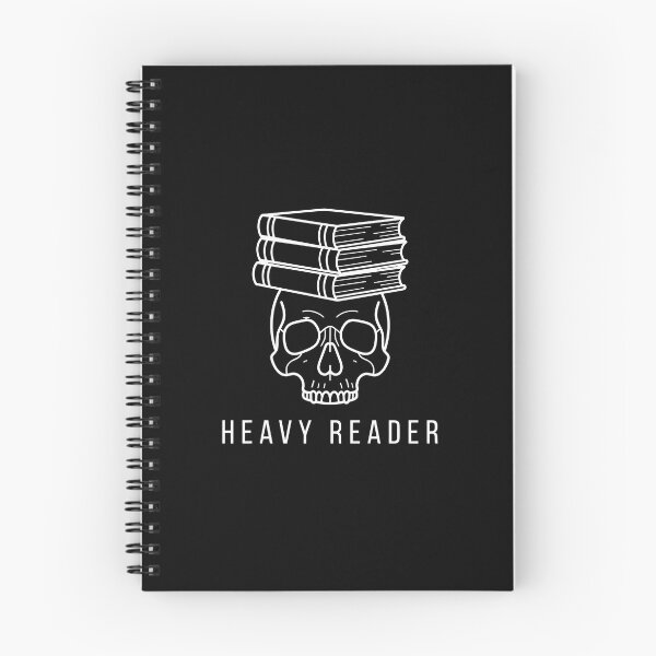 Item preview, HEAVY READER - Skull Books Reading Nerd designed and sold by Zazz Lee.