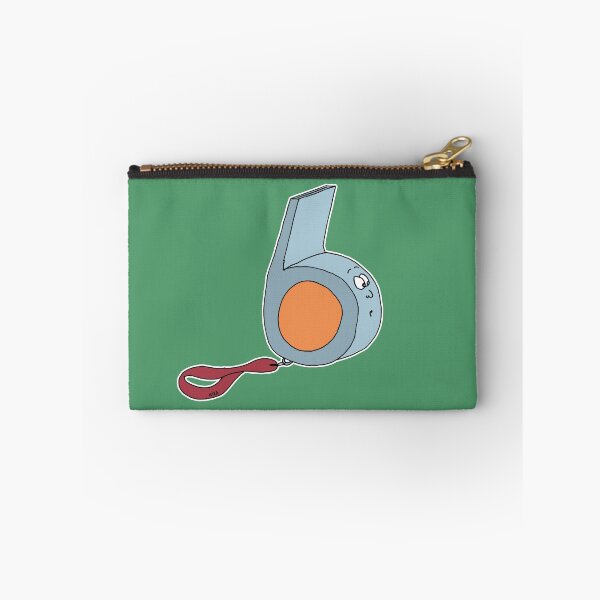 Item preview, Funny Stressed Sports Whistle Sticker | Relatable Anxiety Coach Cartoon designed and sold by MyxaART.