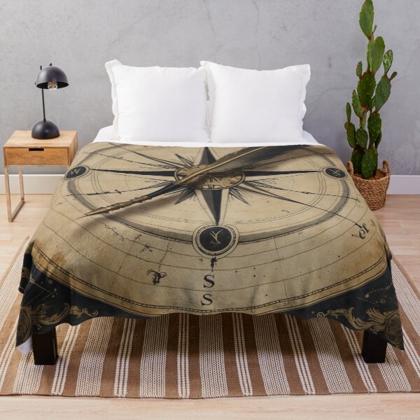 Item preview, Per Aspera Ad Astra - Vintage Compass and Quill Dark Academia designed and sold by NeuralAuraArts.