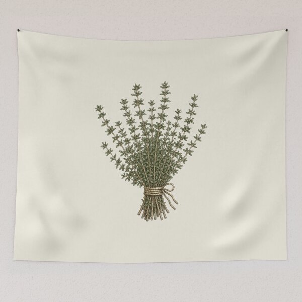 Item preview, Vintage Thyme Herb Botanical Illustration Art designed and sold by AntiqueImages.