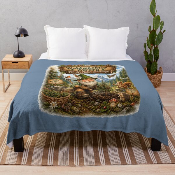 Item preview, Forest Ranger Gnome – Nature Approved Funny Bavarian Forest Design designed and sold by Alpine-Ink.