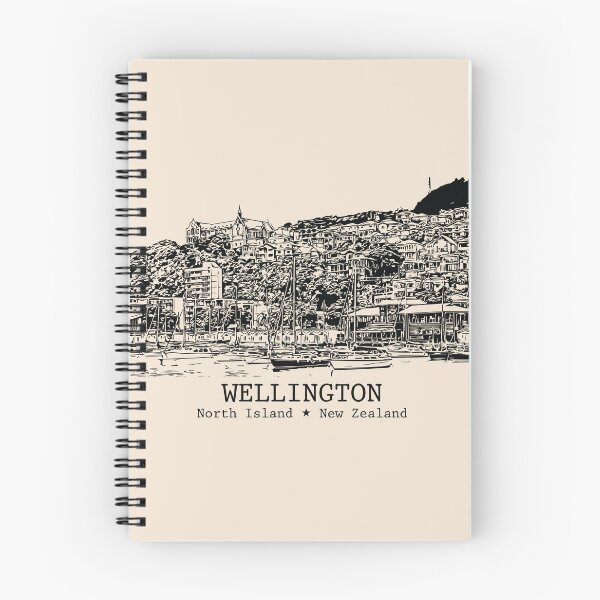 Item preview, Wellington NZ - Vintage Ink Cityscape designed and sold by Lakeric.
