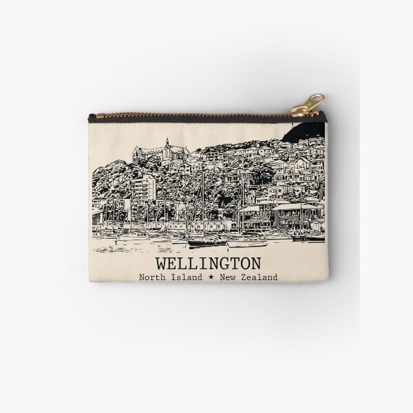 Item preview, Wellington NZ - Vintage Ink Cityscape designed and sold by Lakeric.