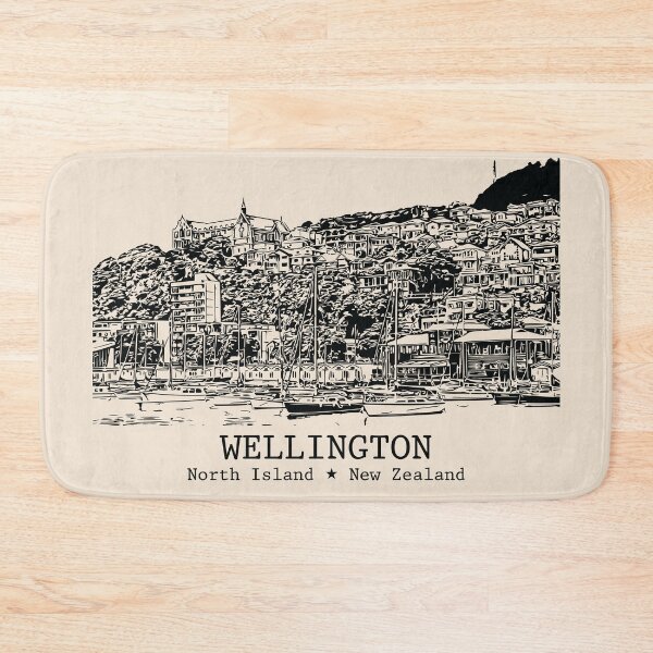 Item preview, Wellington NZ - Vintage Ink Cityscape designed and sold by Lakeric.
