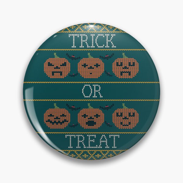 Item preview, Trick or Treat Halloween Pumpkin Ugly Sweater designed and sold by Volt Junkies.