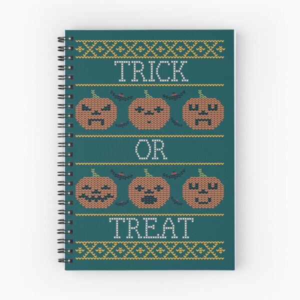 Item preview, Trick or Treat Halloween Pumpkin Ugly Sweater designed and sold by Volt Junkies.