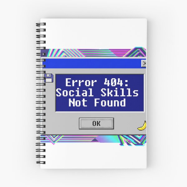 Item preview, Error 404 Social Skills Not Found Retro Pixel Art Introvert Tech designed and sold by WorldShop17.