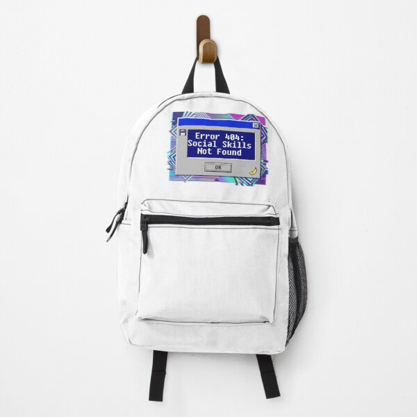 Item preview, Error 404 Social Skills Not Found Retro Pixel Art Introvert Tech designed and sold by WorldShop17.