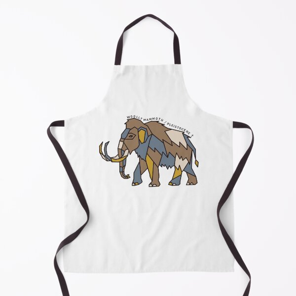 Item preview, Geometric Woolly Mammoth - Mustard & Grey Accents designed and sold by AnimalsKnowAll.