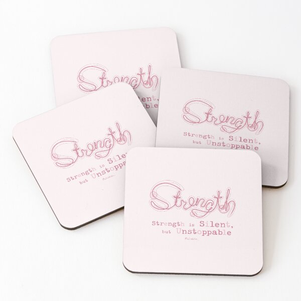 Item preview, One-Line Strength – Quiet Power designed and sold by Pink Writer.