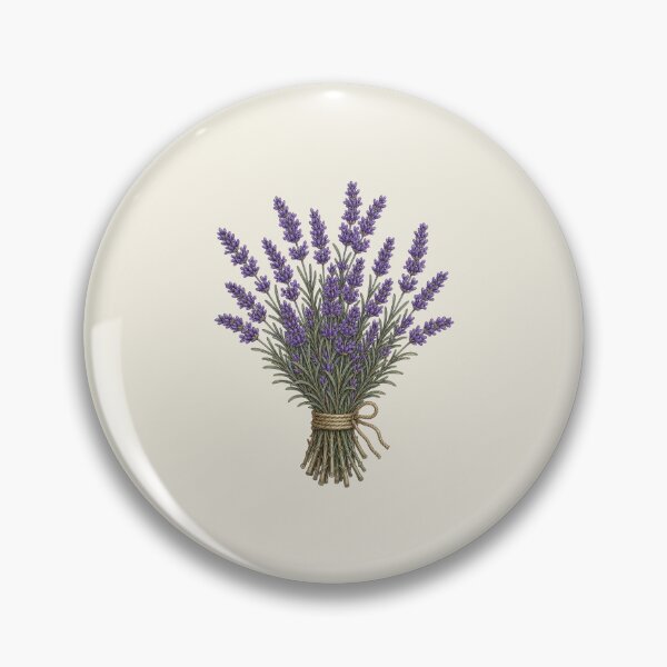 Item preview, Vintage Botanical Lavender Flower Bouquet designed and sold by AntiqueImages.
