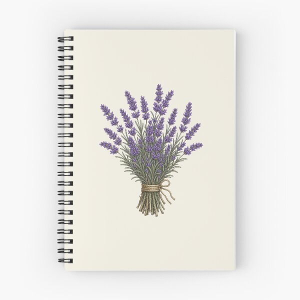 Item preview, Vintage Botanical Lavender Flower Bouquet designed and sold by AntiqueImages.