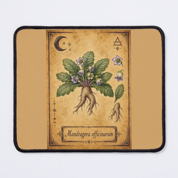 Item preview, Mandragora officinarum – Witchy Herbarium Collector’s Edition designed and sold by JOANNASKAH.