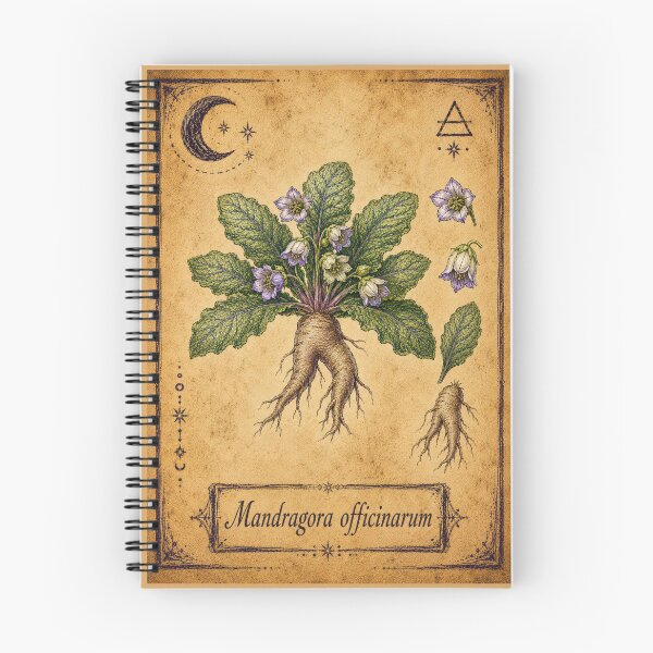 Item preview, Mandragora officinarum – Witchy Herbarium Collector’s Edition designed and sold by JOANNASKAH.
