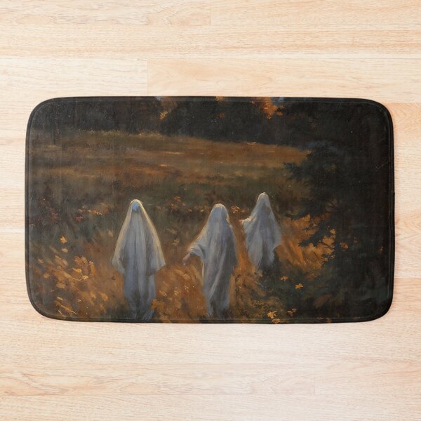 Item preview, Spooky Ghosts Walking in Meadow Vintage Halloween Aesthetic designed and sold by DarkHolyQueen.