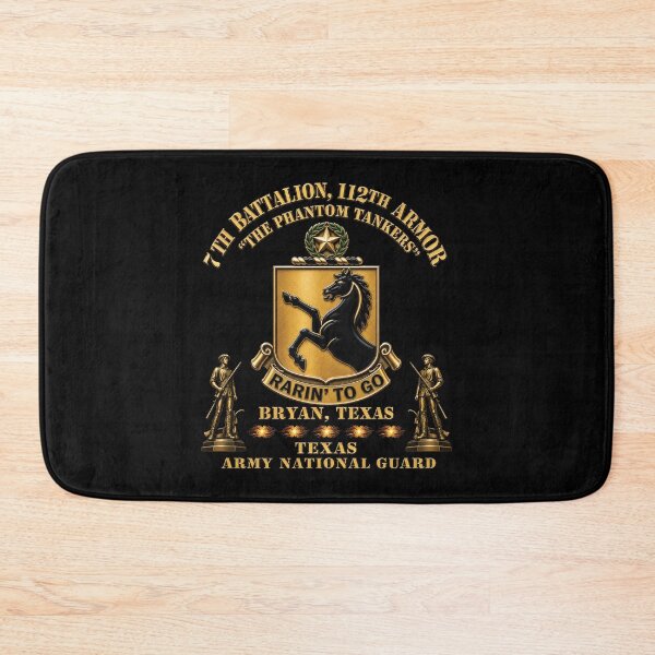 Item preview, Army - DUI - 7th Bn, 112th Armor Regiment - The Phantom Tankers - Bryan, Texas - TXARNG w Minutemen - 3D X 300 designed and sold by Military Insignia Products.