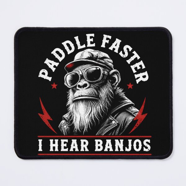 Item preview, Paddle Faster I Hear Banjos Funny Biker Monkey Kayak Design designed and sold by VGAfanatic.