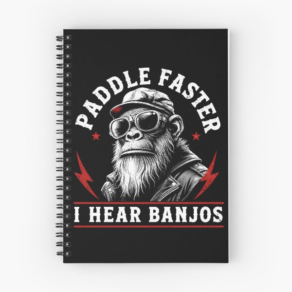 Item preview, Paddle Faster I Hear Banjos Funny Biker Monkey Kayak Design designed and sold by VGAfanatic.