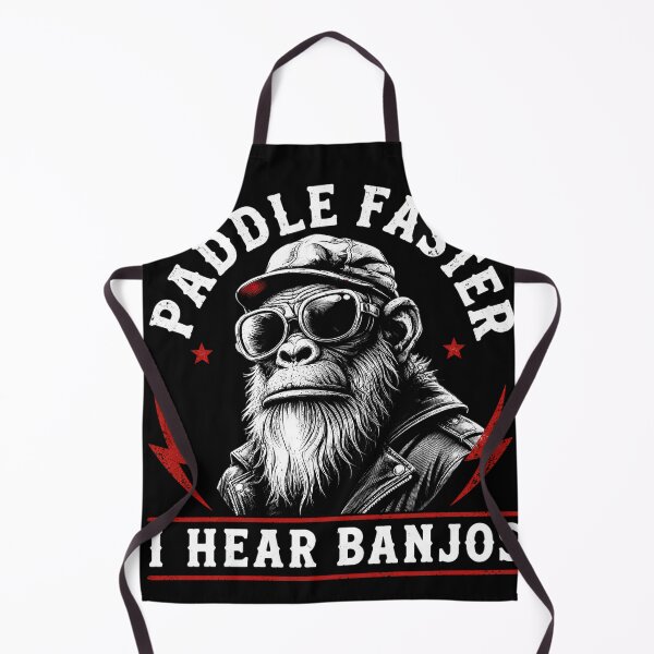 Item preview, Paddle Faster I Hear Banjos Funny Biker Monkey Kayak Design designed and sold by VGAfanatic.